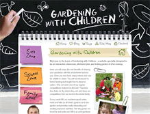 Tablet Screenshot of gardeningwithchildren.co.uk